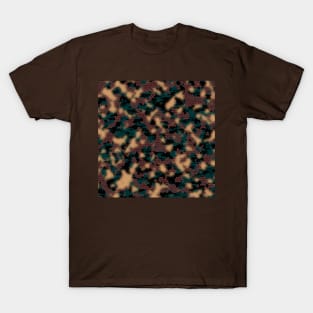 Green brown Camouflage abstract T-Shirt